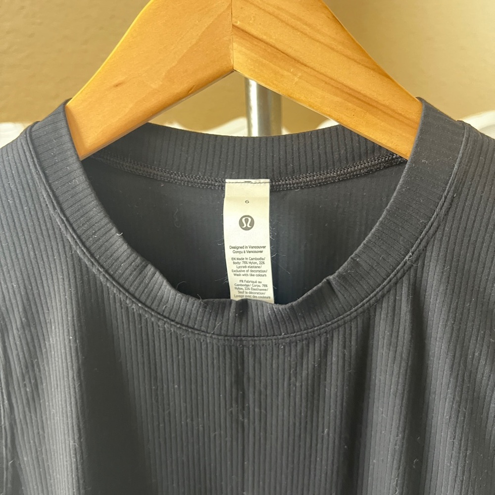 Lululemon | All Aligned Ribbed Midi Dress size 6 - Picture 9 of 11
